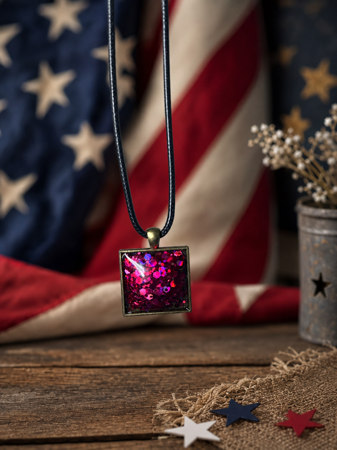 Refined by Grace™ | Handmade Faith Resin Necklace