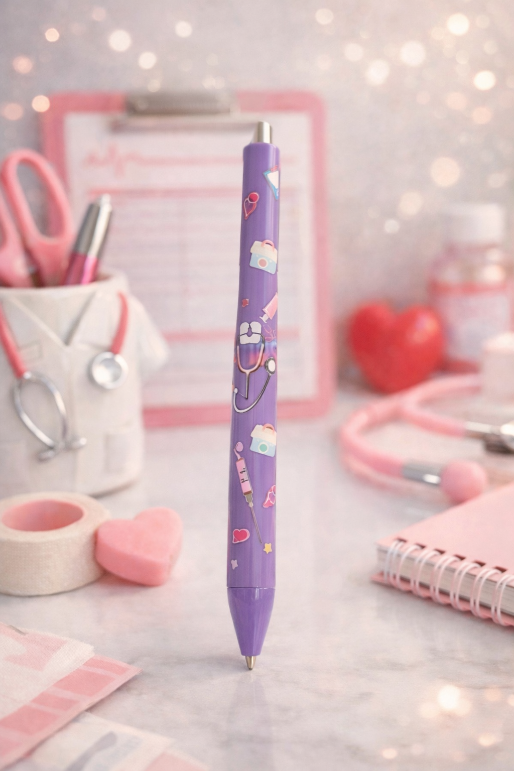Lavender Care Cutie | Nurse Themed Mechanical Ink Pen