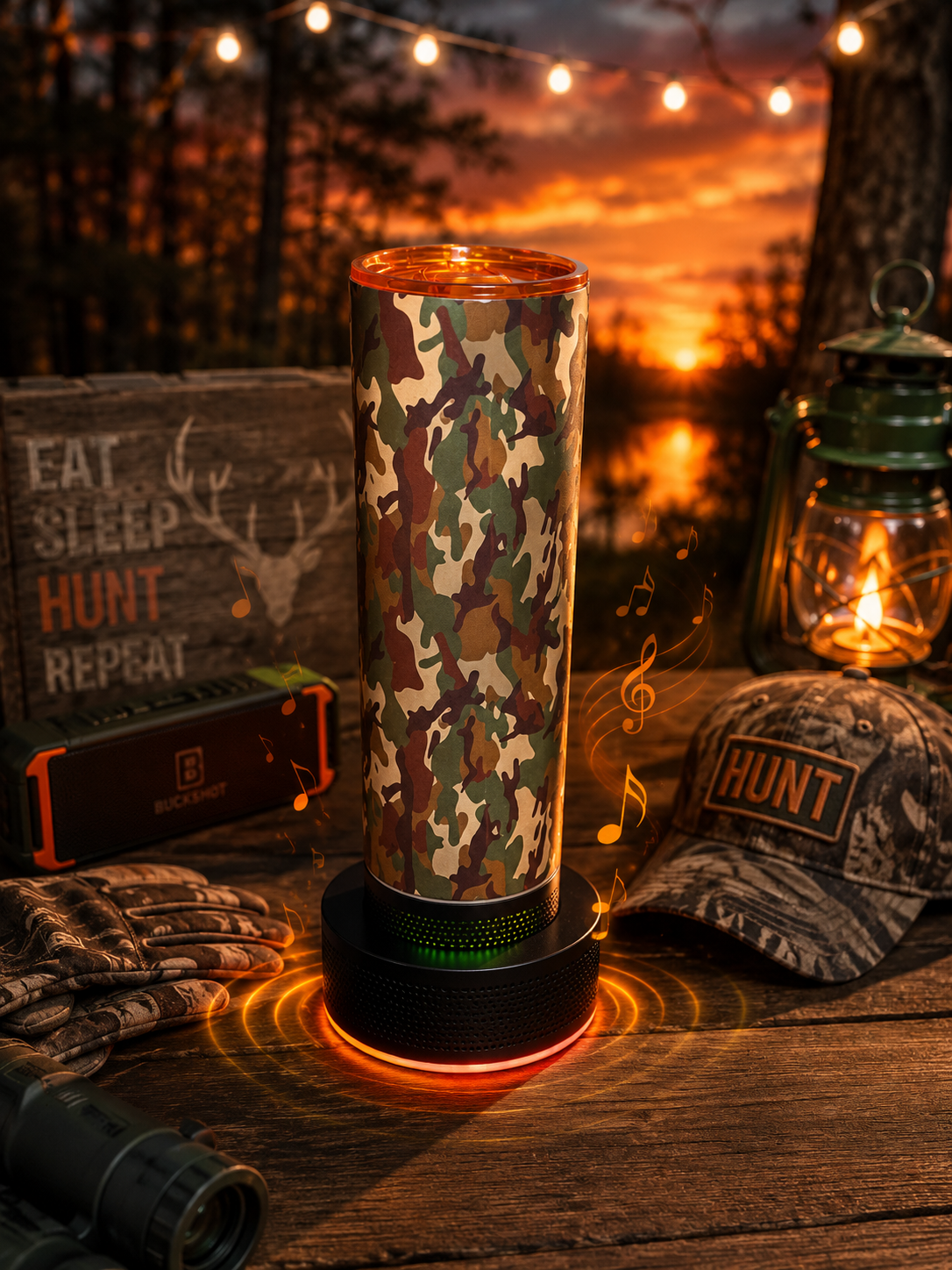 Backwoods Beats™ Sip & Sound Bluetooth Tumbler