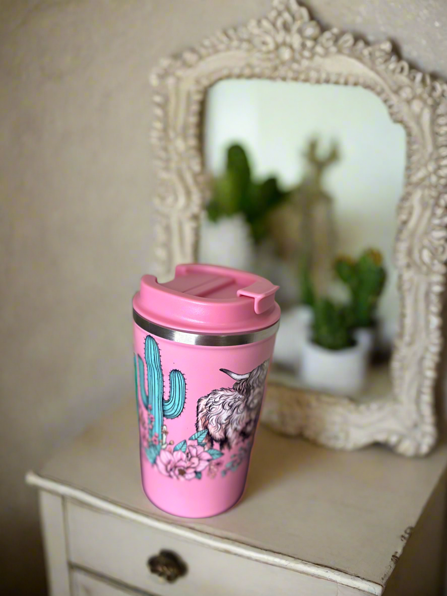 Stainless steel coffee mug