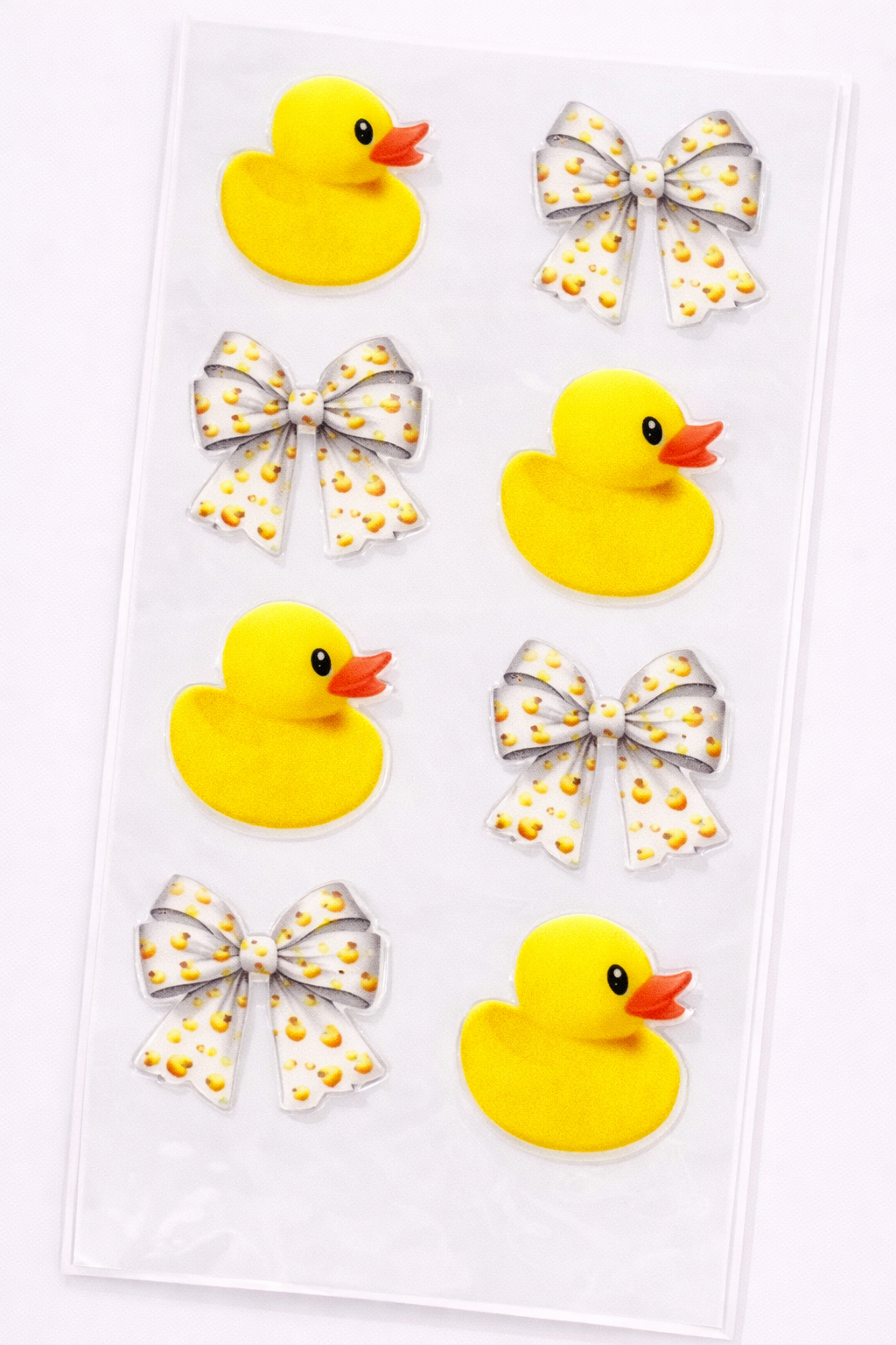 Sweet Duckling Pen Wrap β Yellow & Bow UVDTF Decal Add-On π€π