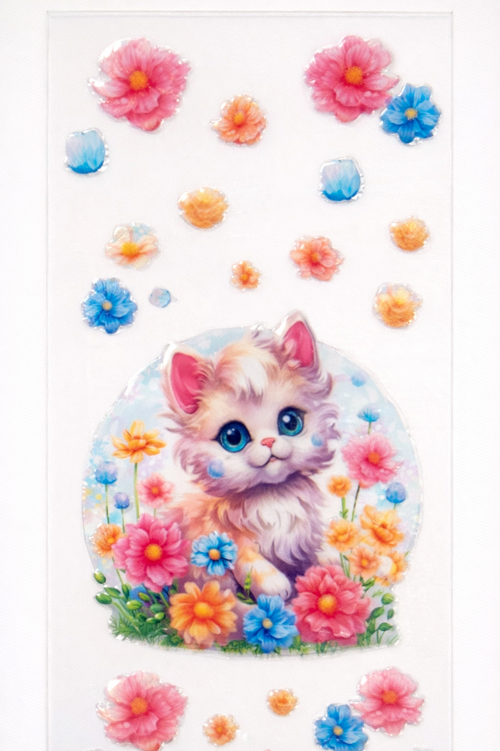 Floral Kitty Dreams Pen Wrap 🐱🌸