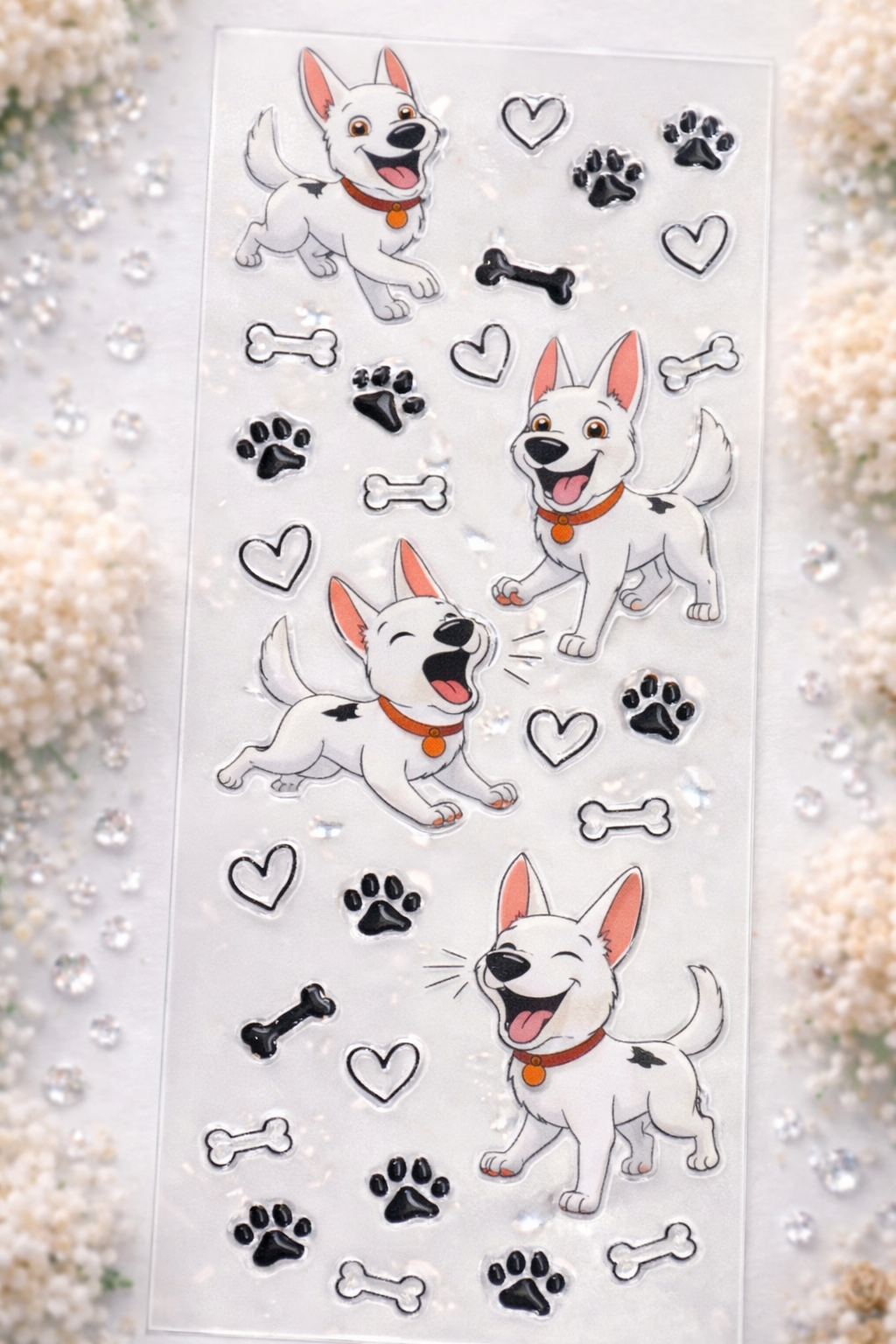 Happy Pup Vibes Pen Wrap 🐾🖤