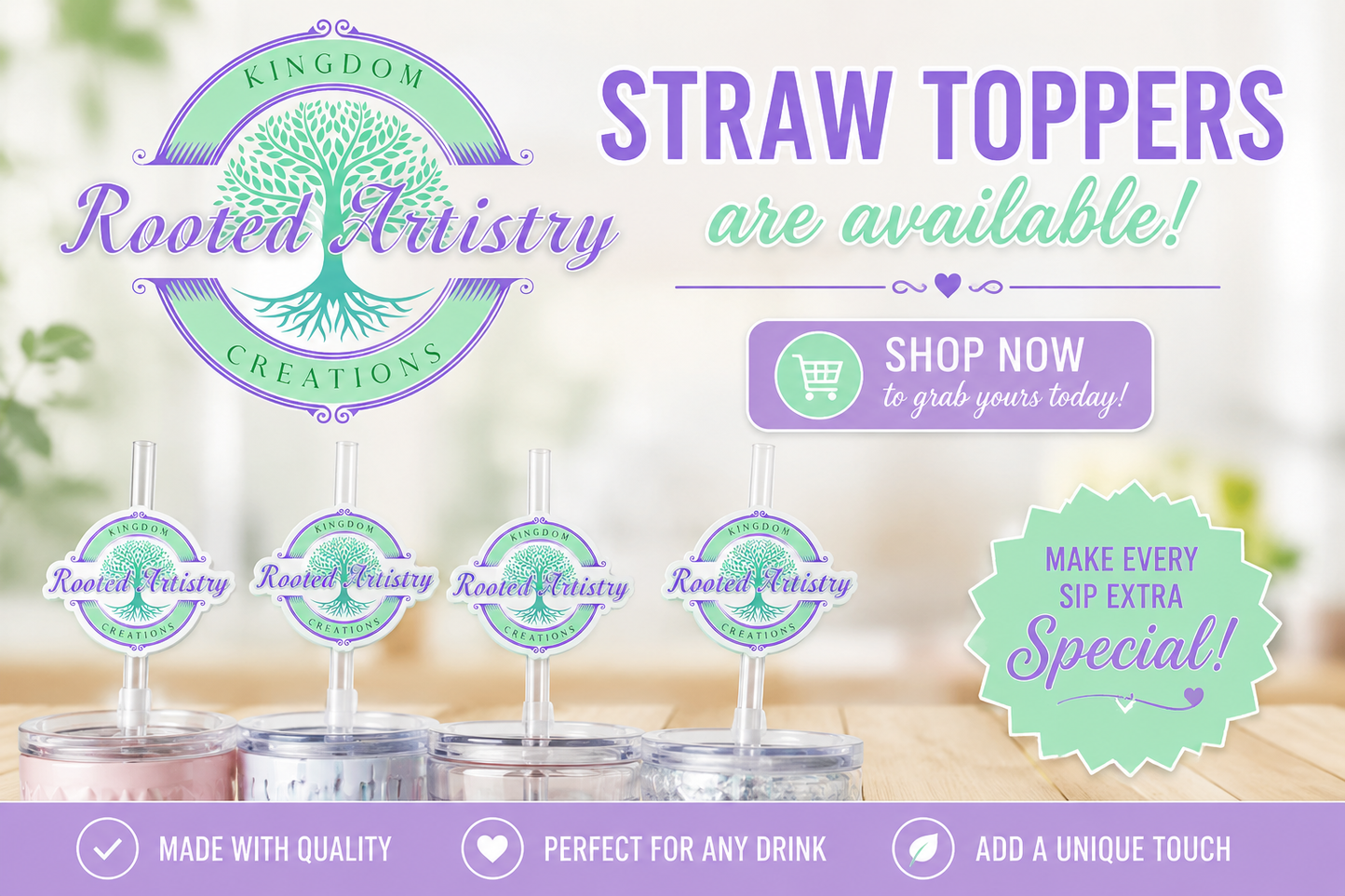 Straw Topper