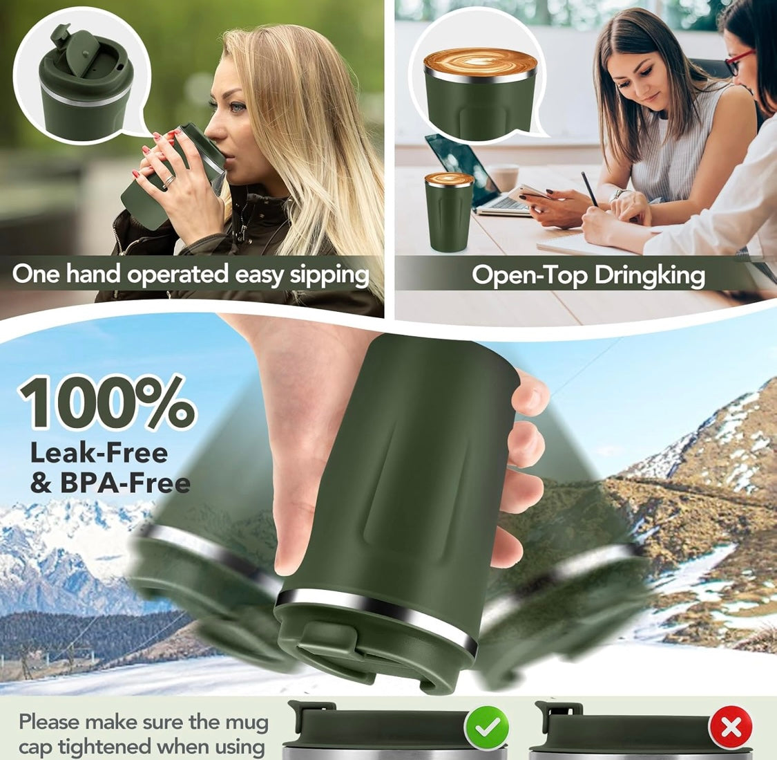 Sip & Go 12oz Travel Coffee Mug