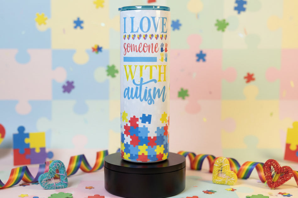BlankCanvas™ Blue Hope | 20oz Autism Awareness Stainless Steel Tumbler Sip