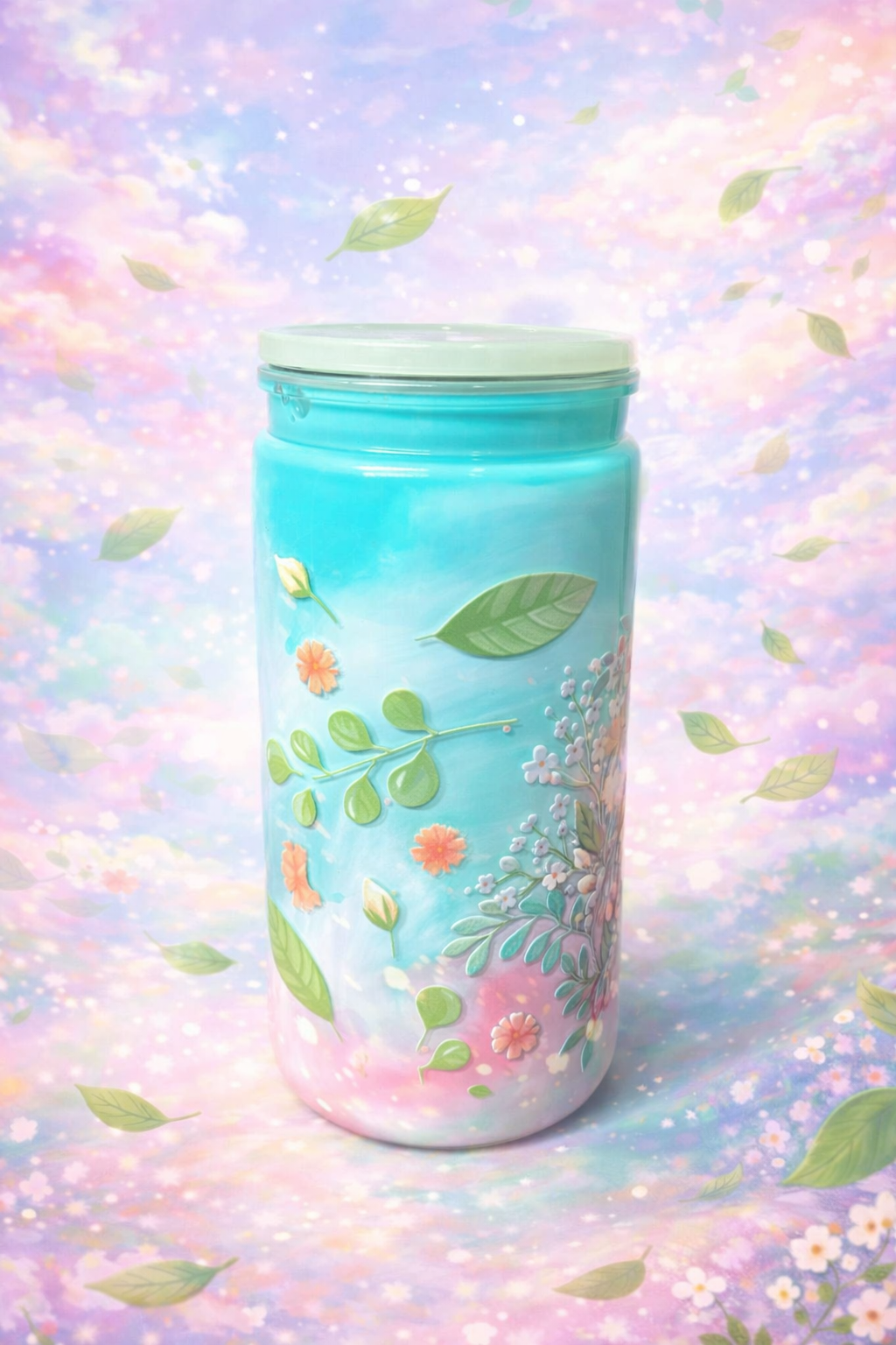 🐧 Pastel Penguin DreamFlow GlitterSip