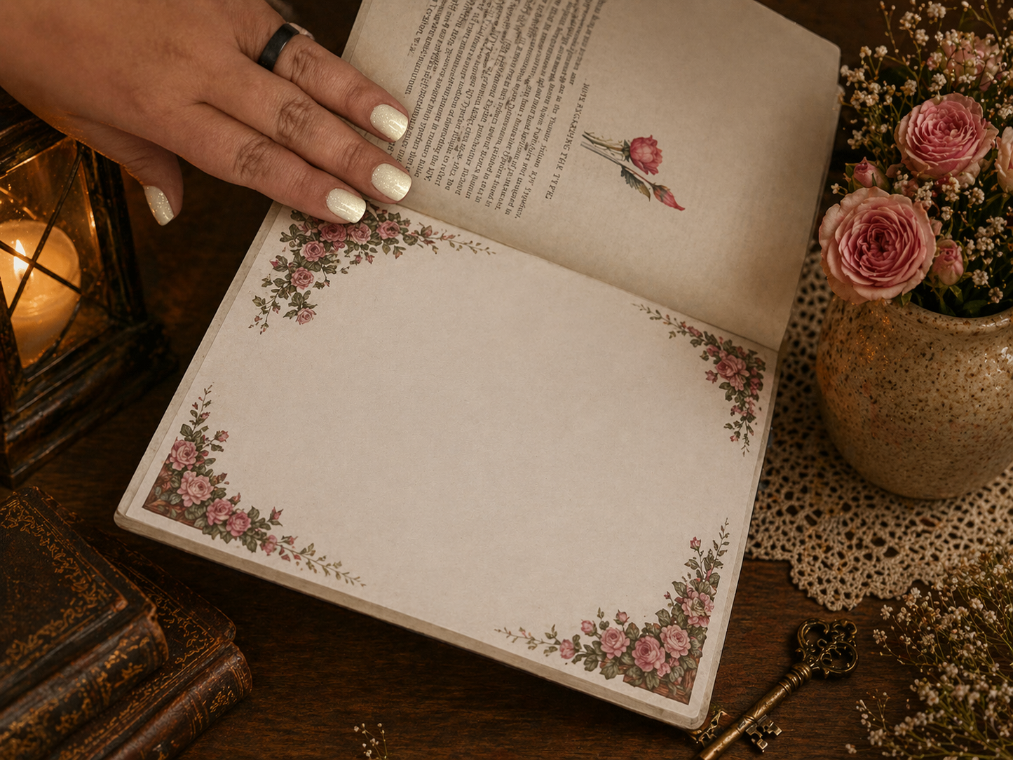 “Evergreen Heirloom Rose Bible | Vintage Garden Edition”