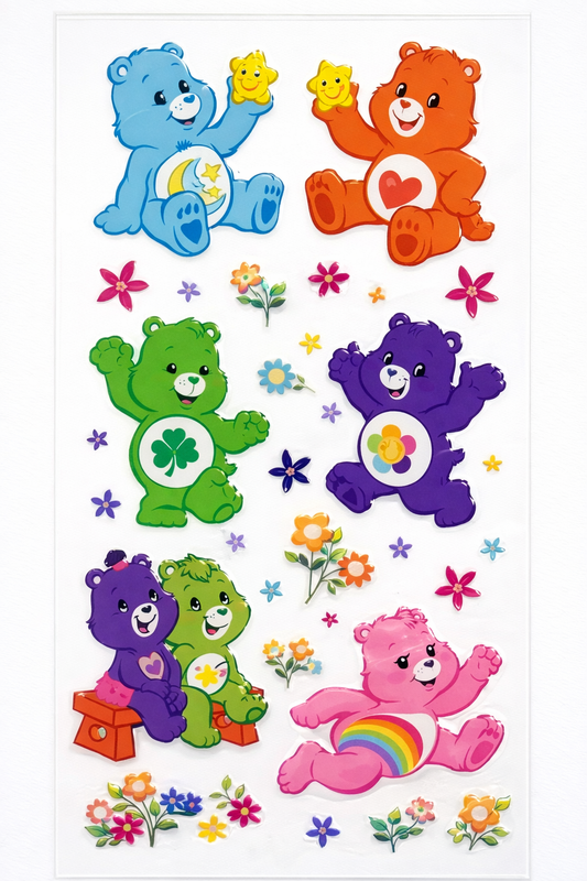 Retro Care Bears Pen Wrap 🌈✨