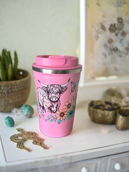 Stainless steel coffee mug