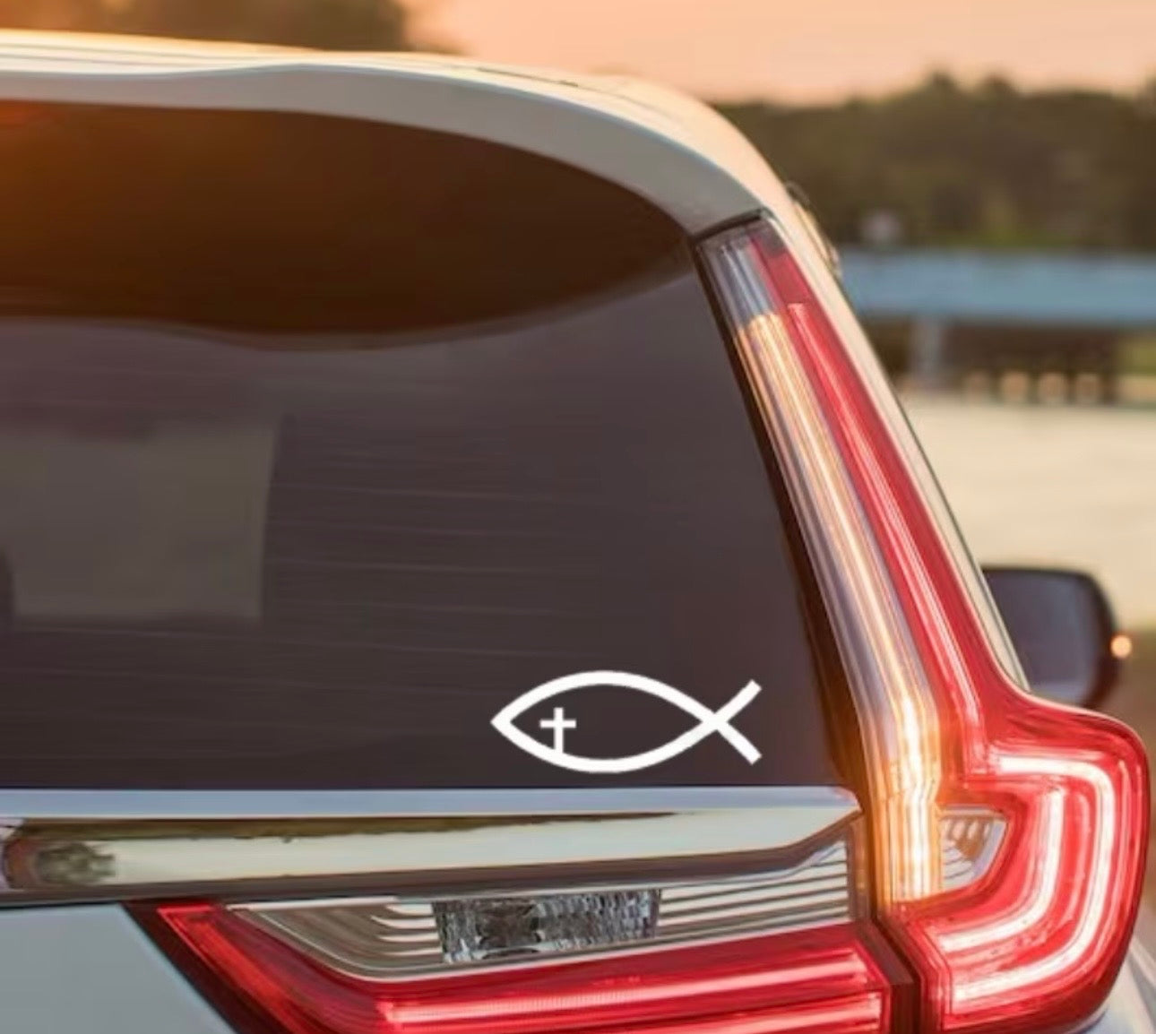 Christian Fish™ Window Decal