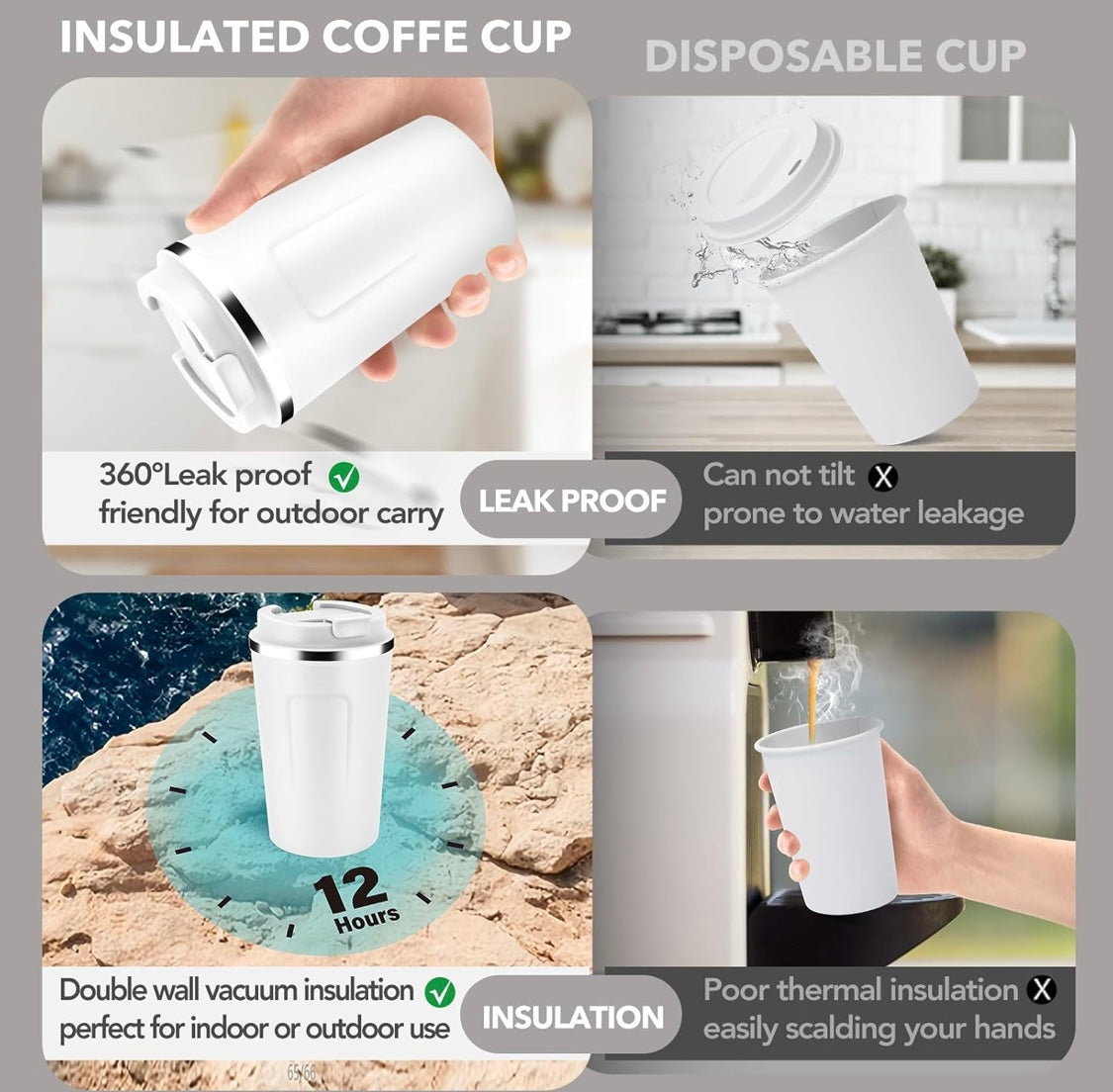Sip & Go 12oz Travel Coffee Mug
