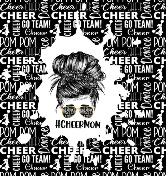 Cheer Mom Energy – Sublimation Heat Transfer Add-On