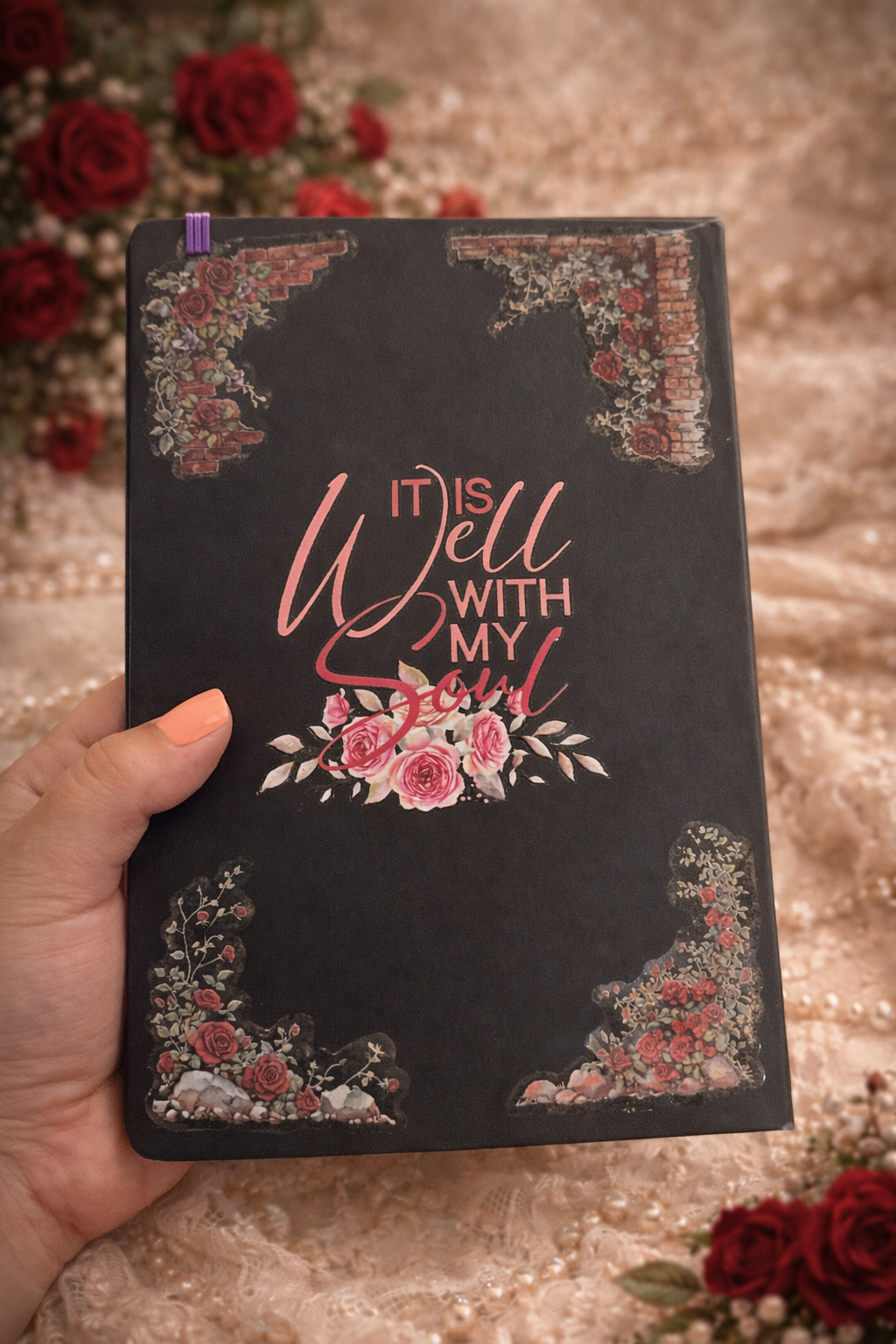 🌹 It Is Well: Crimson Heirloom NKJV Bible