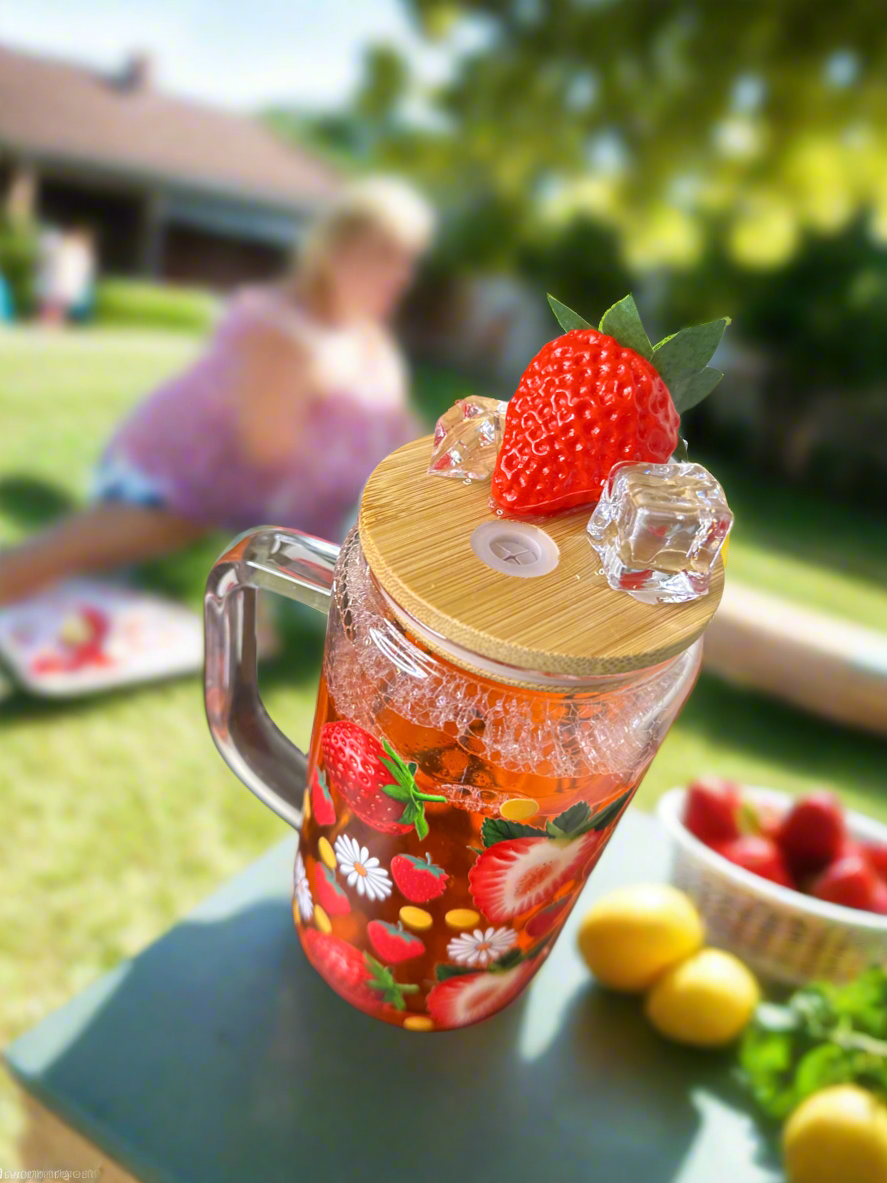 Strawberry Lemonade Snow Globe