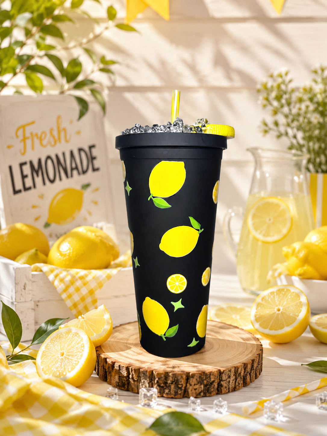 Squeeze the Day ✨ | SleekSip Funnel Edition 22 oz Acrylic Tumbler