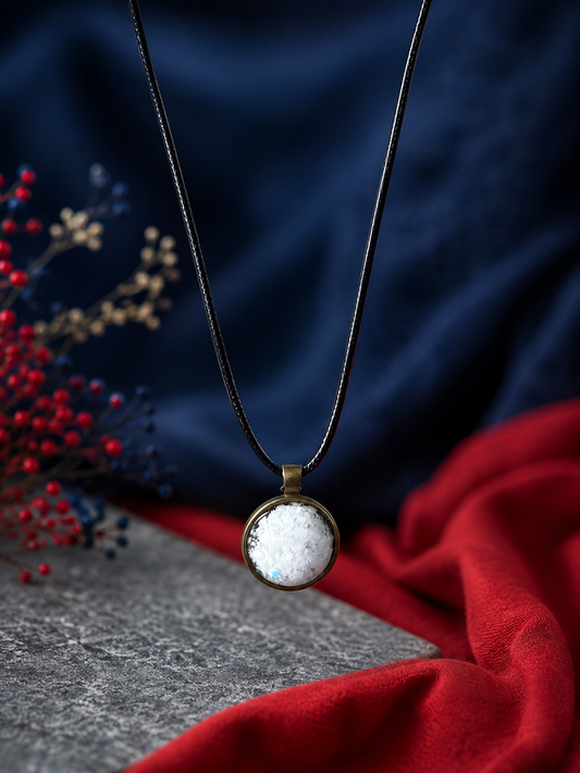 Washed White as Snow™ | Handmade Faith Resin Necklace