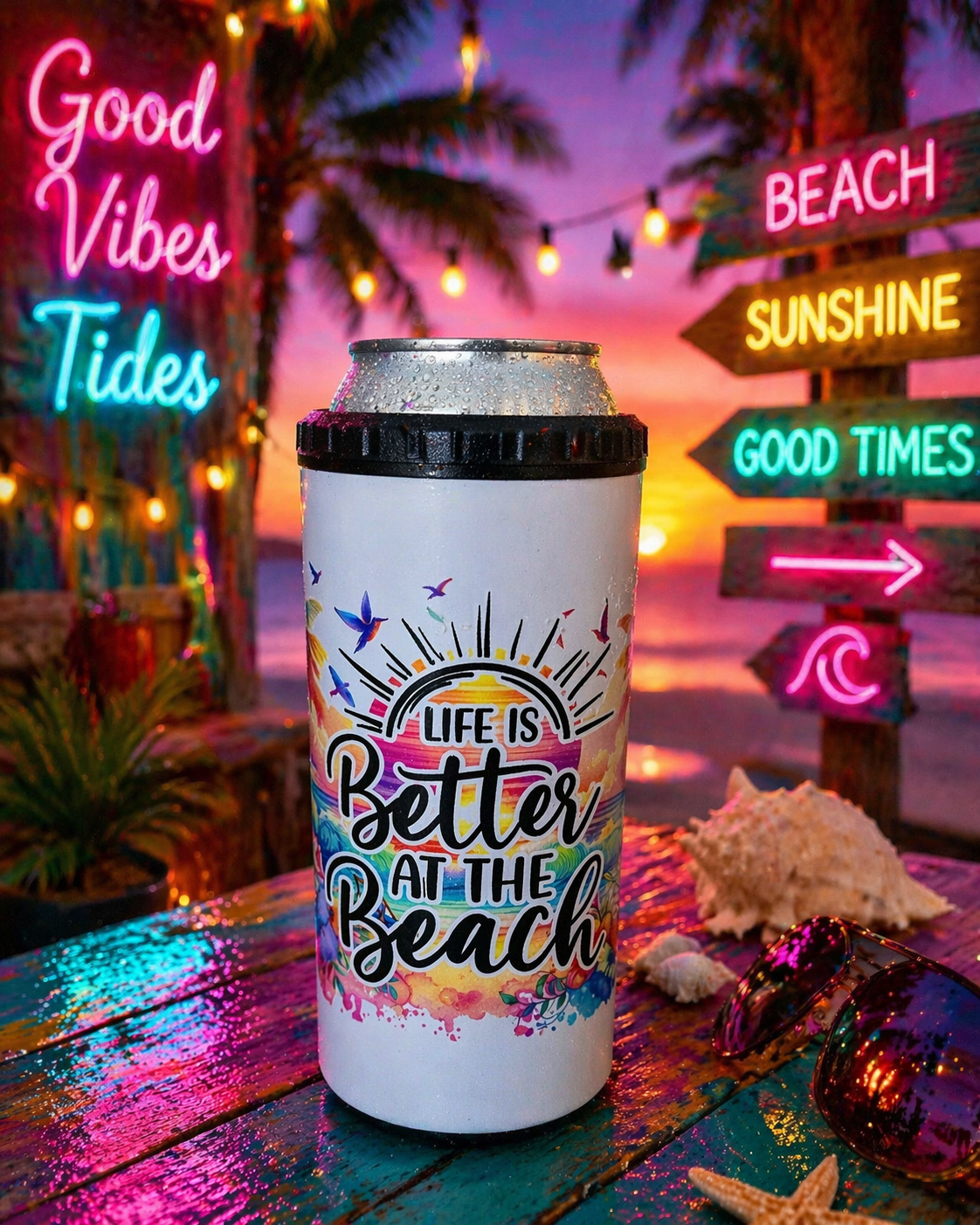 Beachside Bliss Chill Keeper 🌺☀️