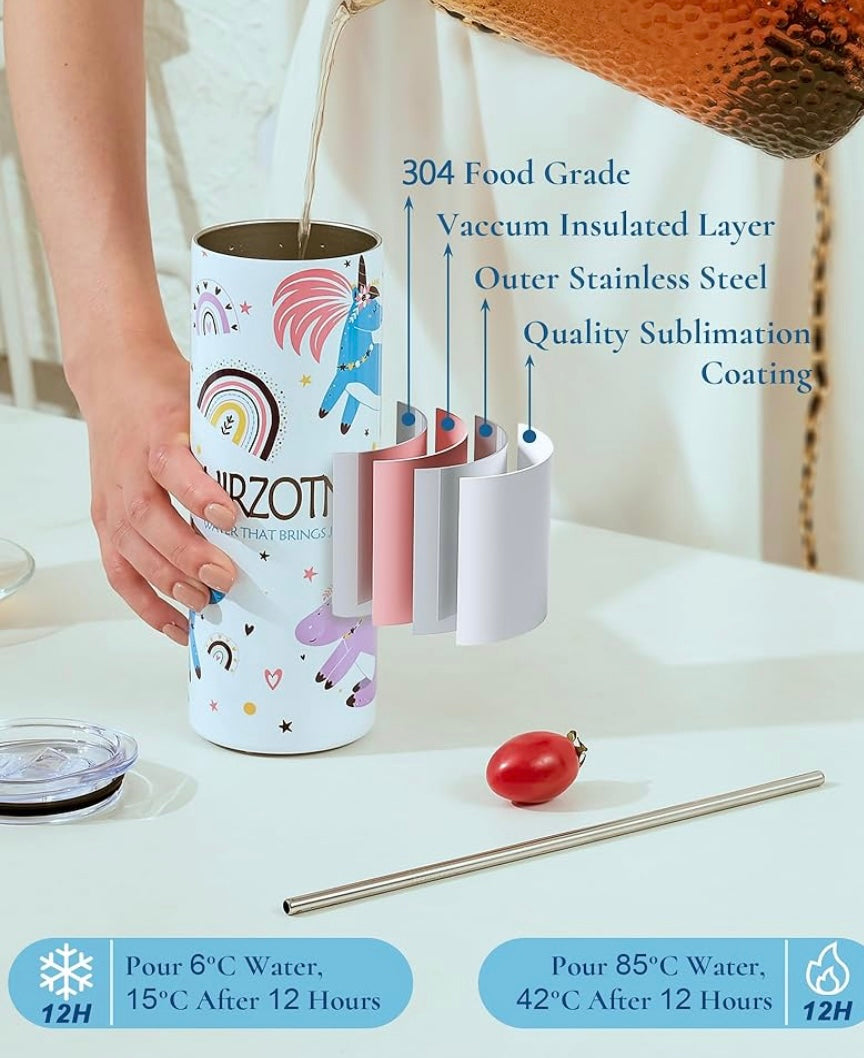 BlankCanvas 20oz Skinny Sublimation Tumbler