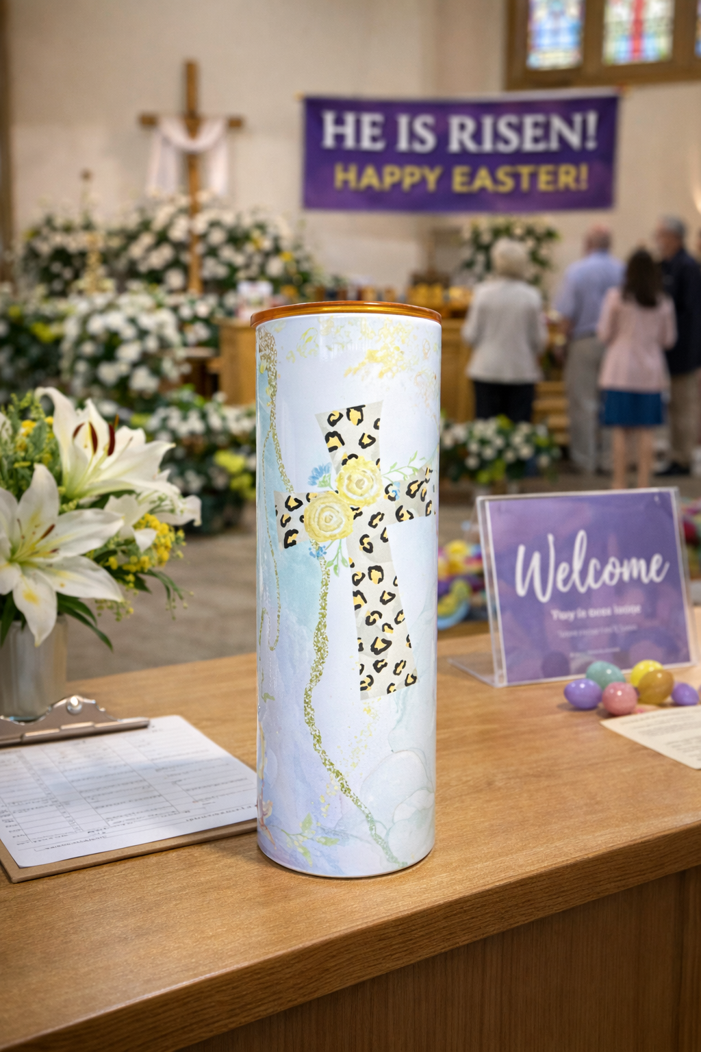 He Is Risen 20oz Faith Tumbler