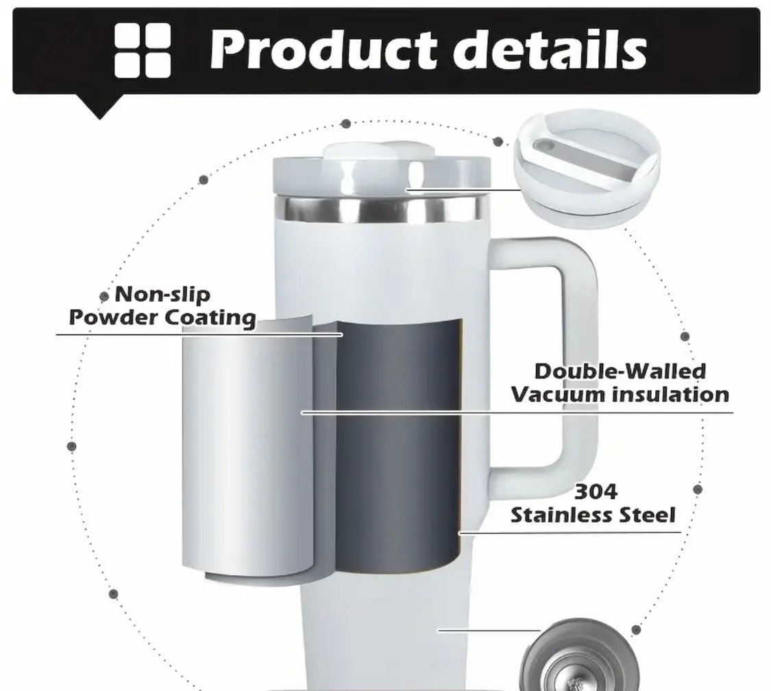 40 oz Stainless Steel Tumbler
