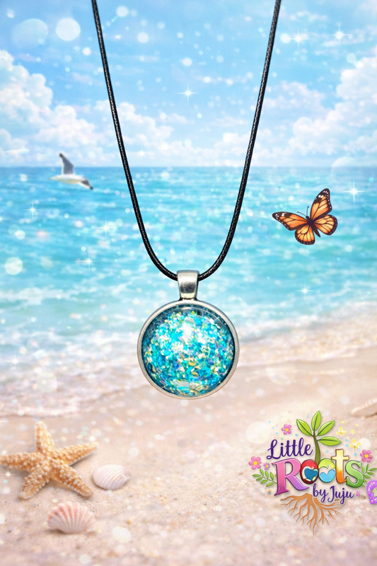 “Peace Like the Ocean Faith Necklace – Anchored in His Calm”
