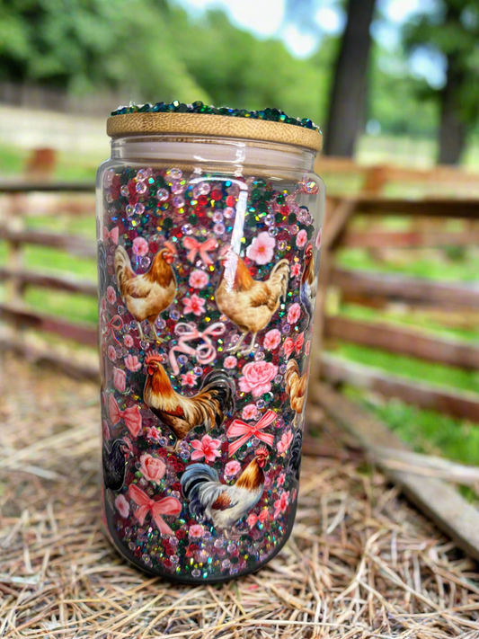 16oz Mini Diamond Snow Globe