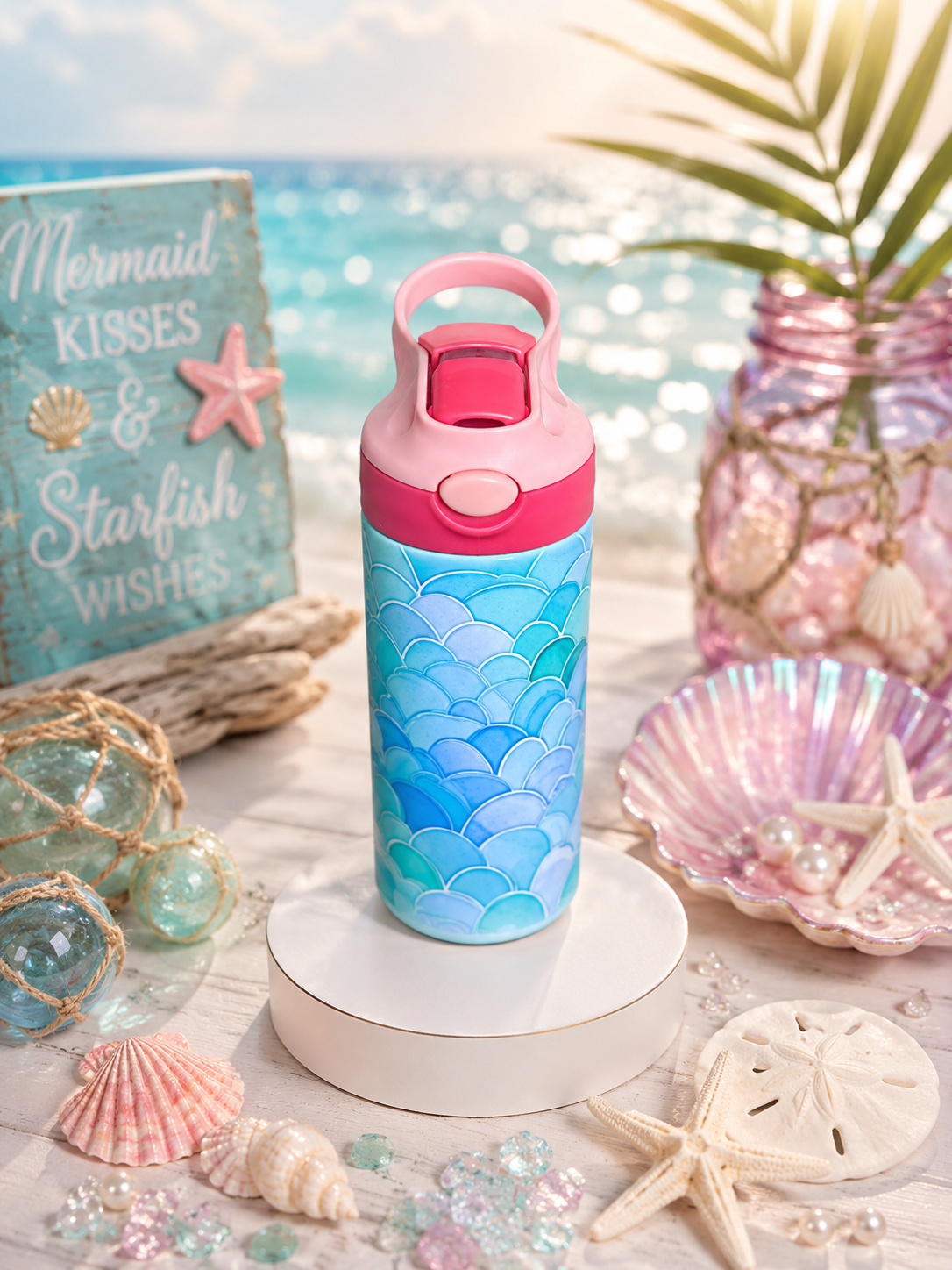 Little Sip™ Mermaid Magic Kids Tumbler – 12 oz Stainless Steel