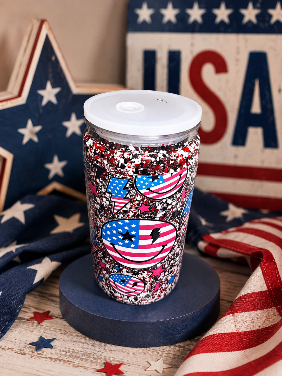 Stars, Stripes & Smiles GlitterSip™