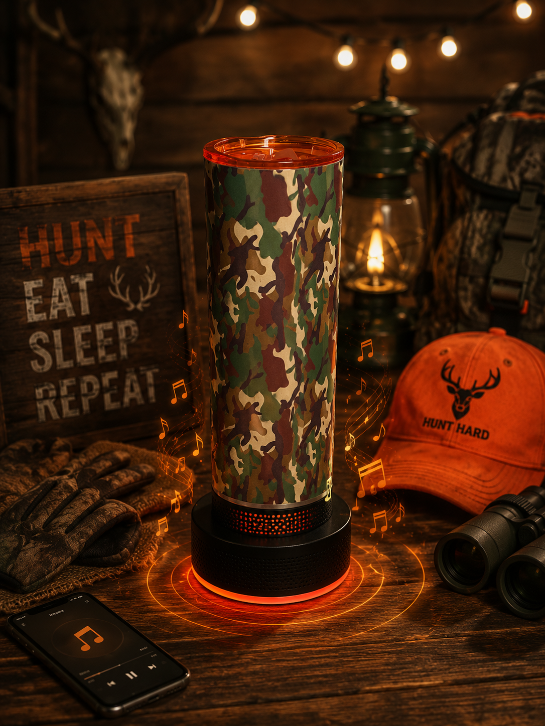Backwoods Beats™ Sip & Sound Bluetooth Tumbler