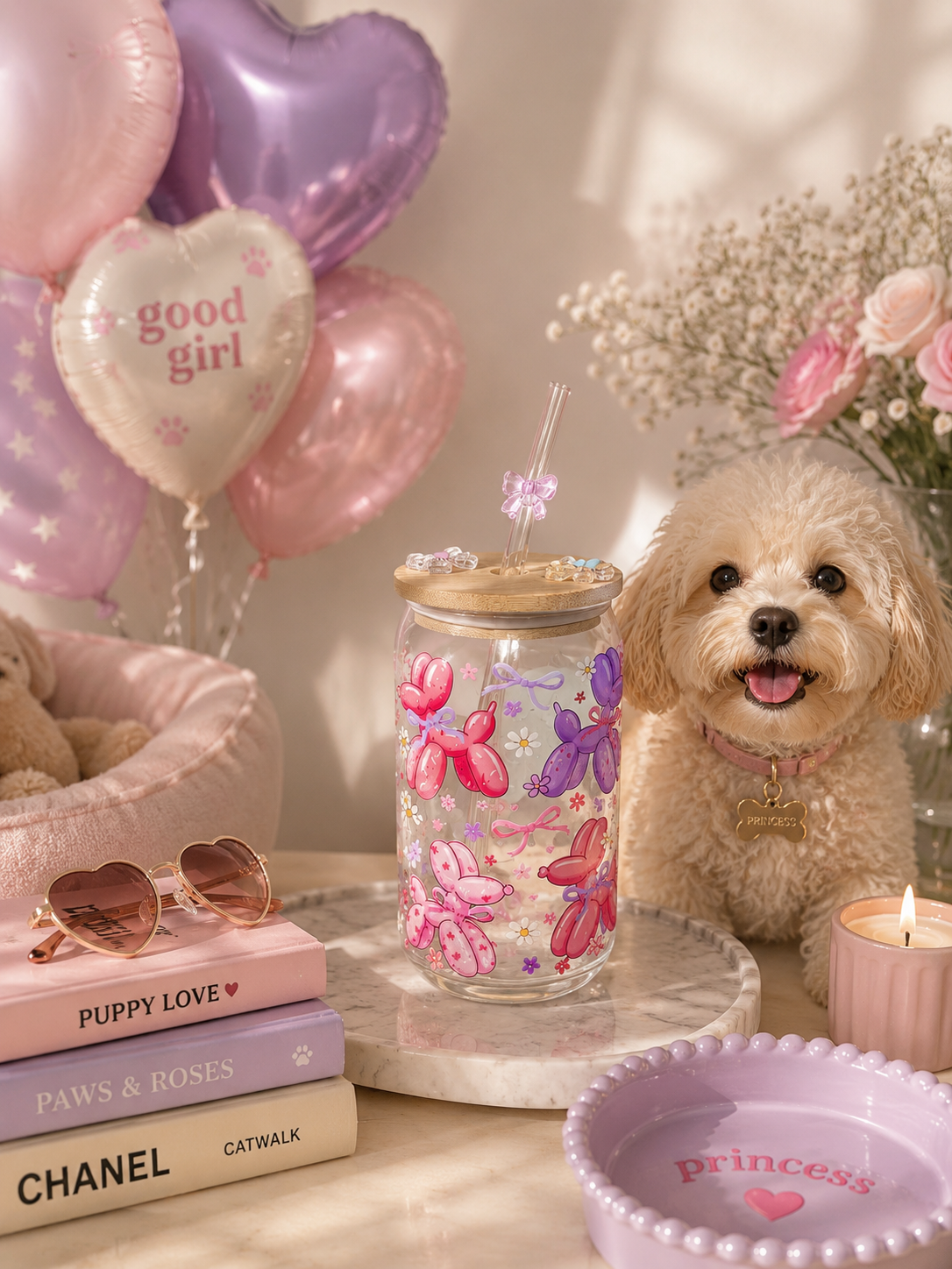 Pup Culture Pour ✨🐩
16 oz Chill & Pour Glass Tumbler
