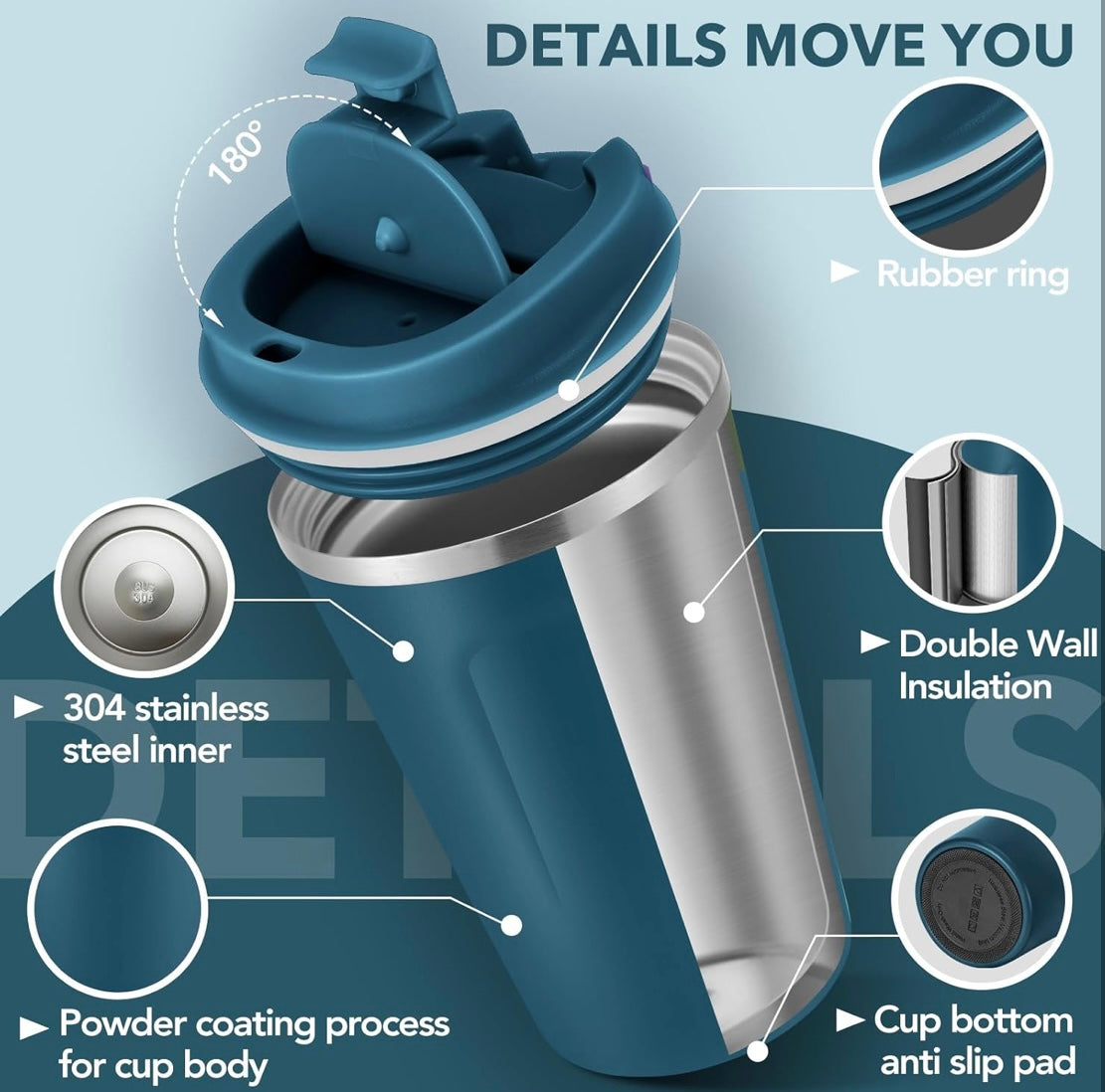 Sip & Go 12oz Travel Coffee Mug