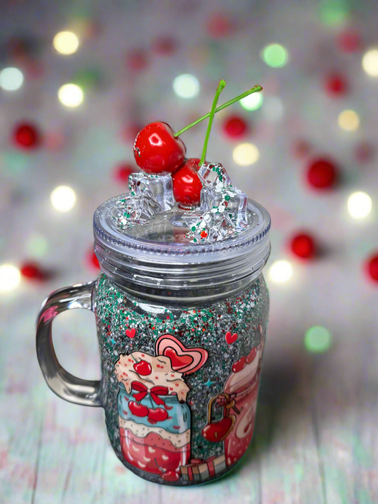 Holiday Mason Jar Snow Globe