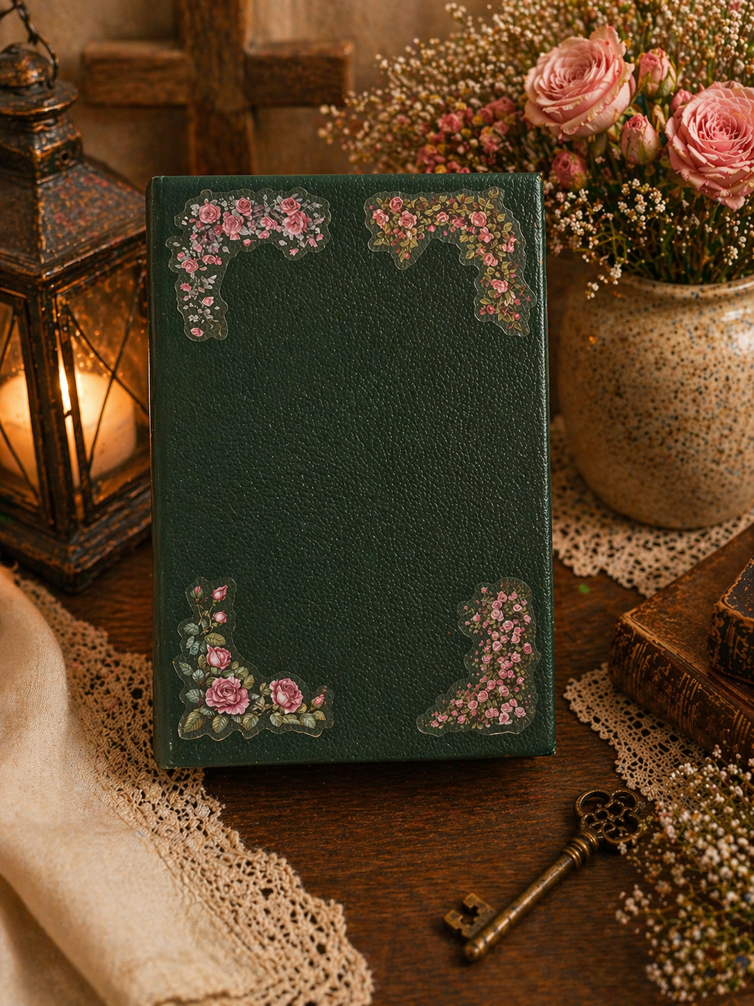 “Evergreen Heirloom Rose Bible | Vintage Garden Edition”