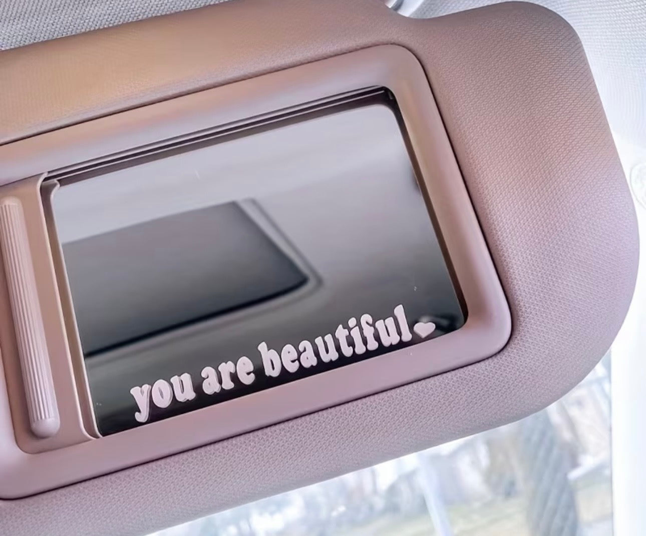 The You Are Beautiful™ Mirror Decal