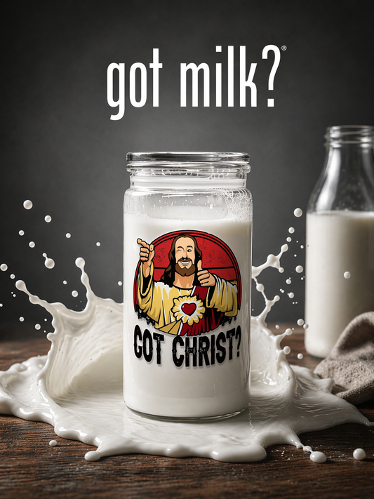 Holy Sips GlitterSip🥛 | Got Christ? 16 oz Snow Globe Tumbler