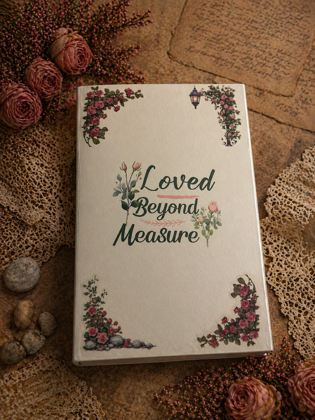 “Loved Beyond Measure” Heirloom Floral Bible | NIV Keepsake Edition