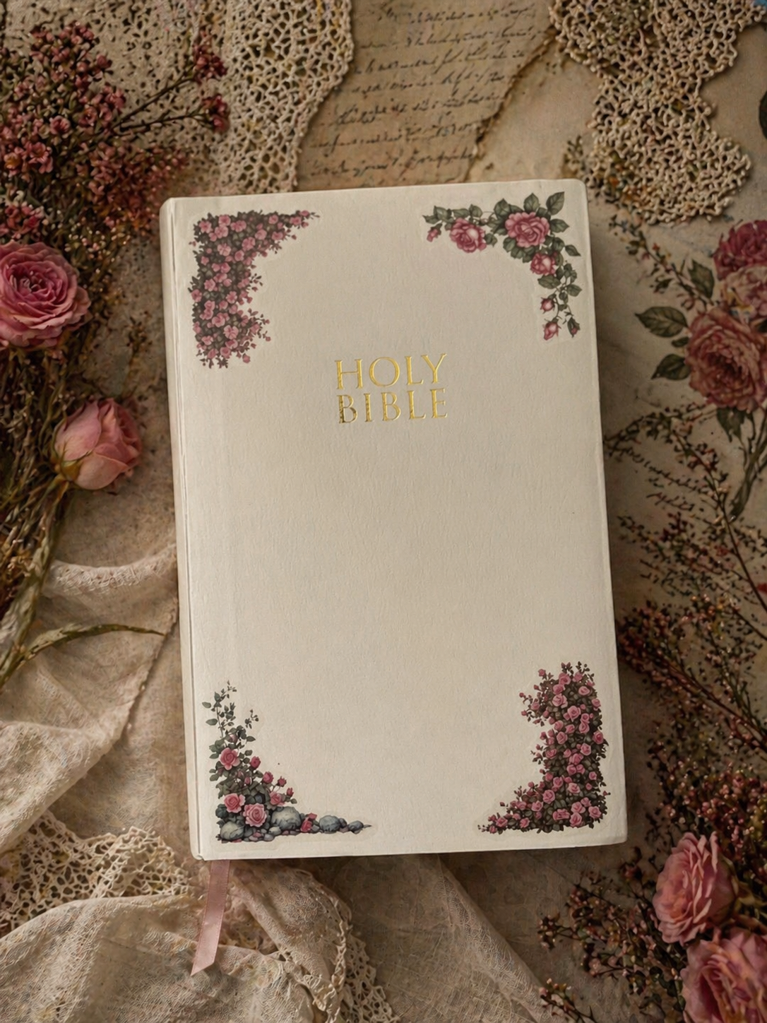 “Loved Beyond Measure” Heirloom Floral Bible | NIV Keepsake Edition