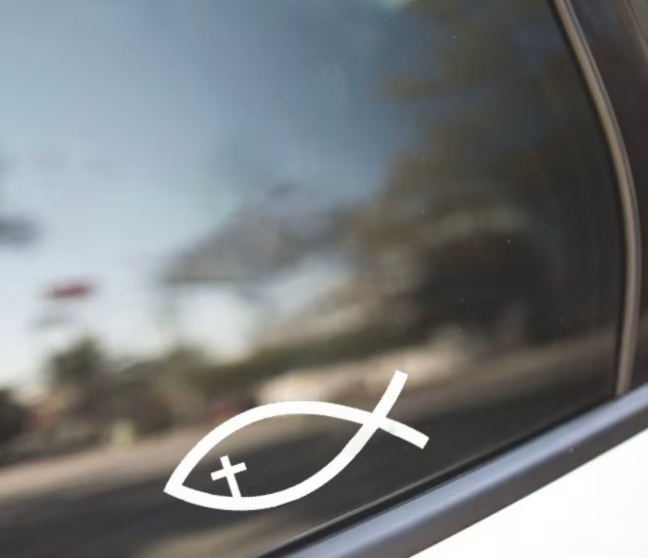 Christian Fish™ Window Decal