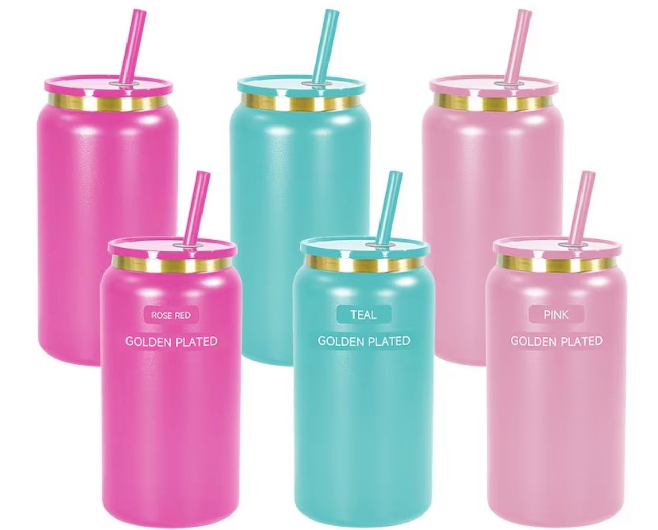 ✨ Golden Pop 16oz Custom Tumbler