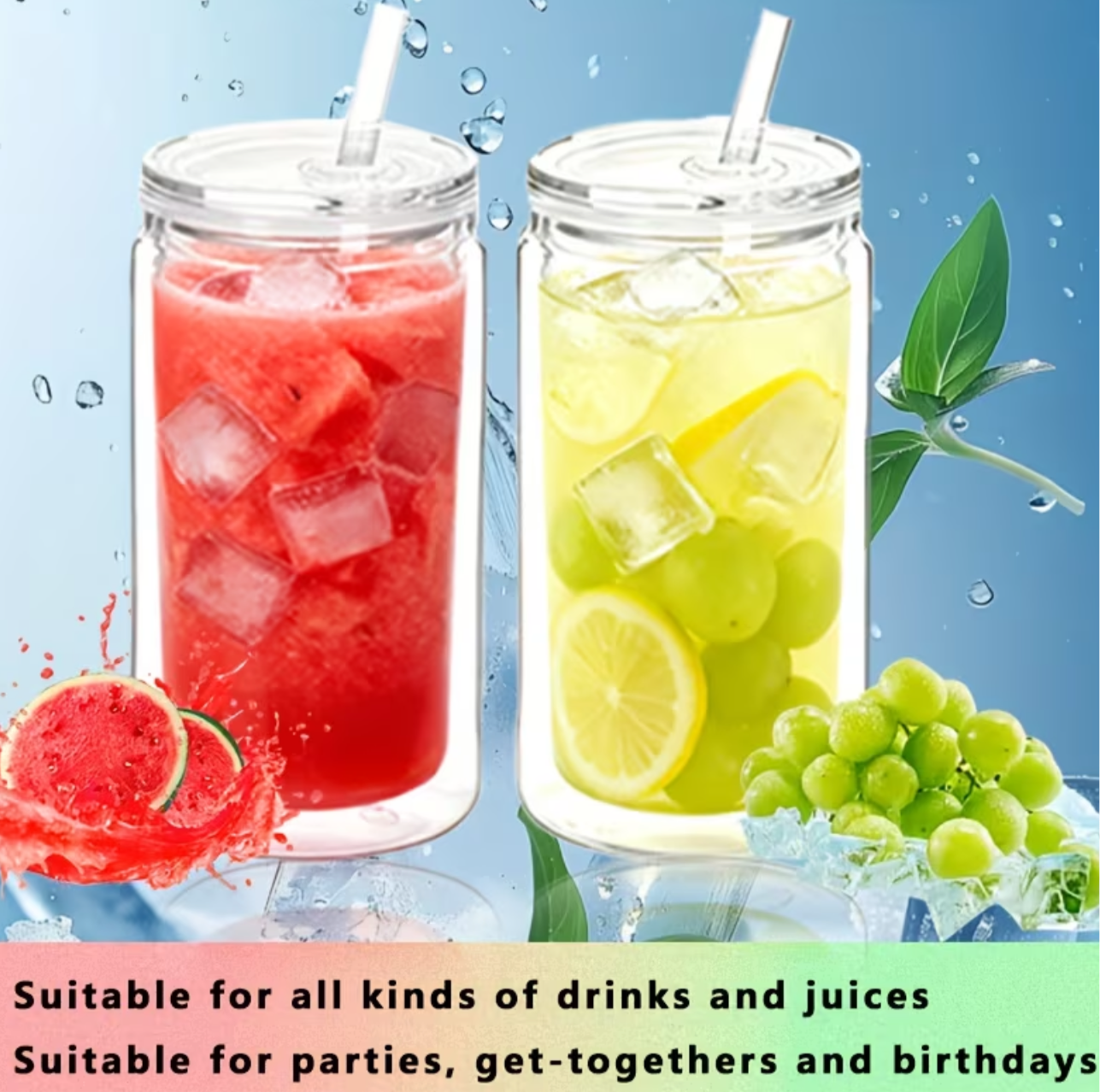 Glitter Sip | 16oz Snow Globe Tumbler