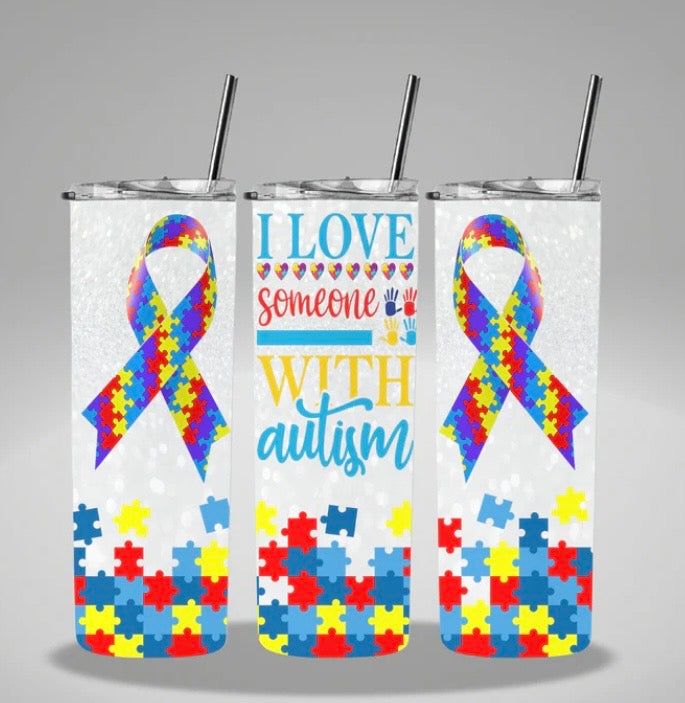🧩 Love Loud – Autism Support Wrap 💙