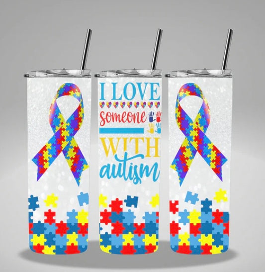 🧩 Love Loud – Autism Support Wrap 💙