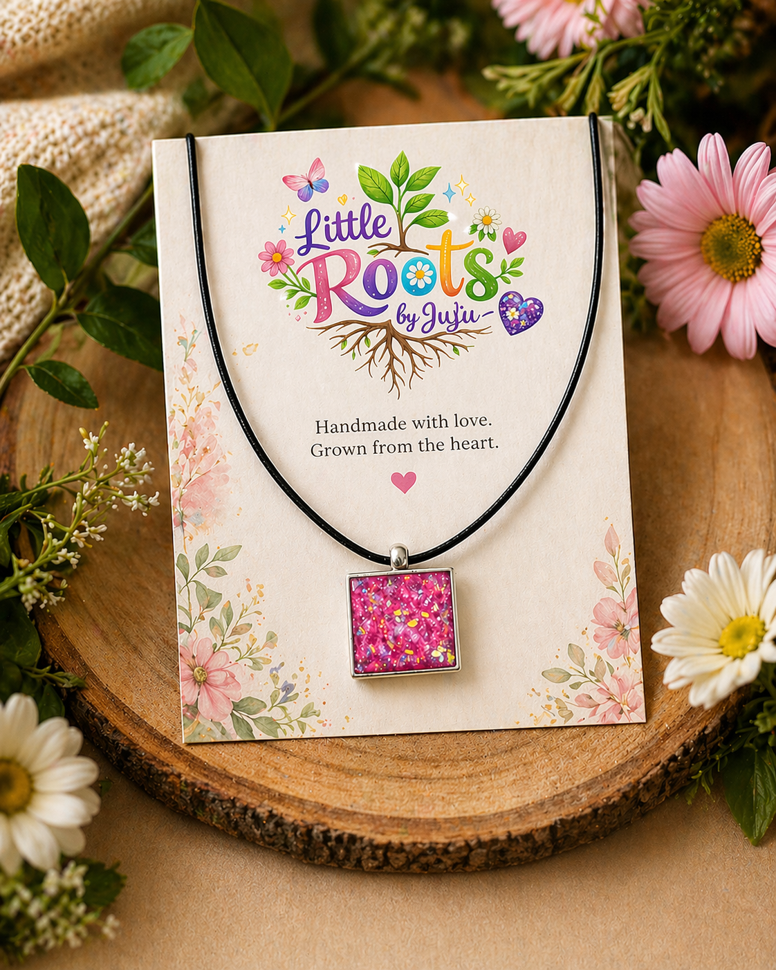 Bloom Where You’re Planted Pendant | Little Roots by Juju