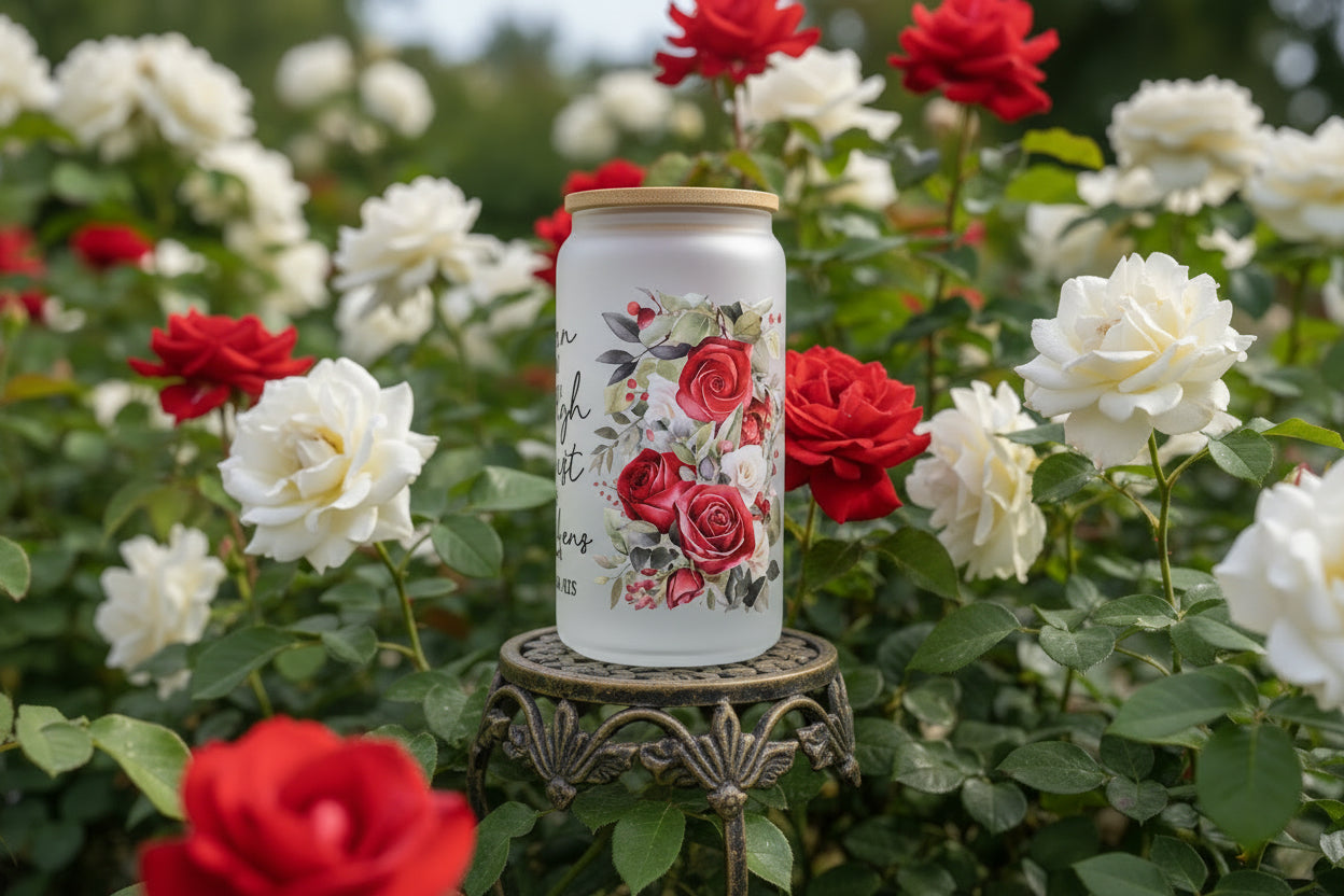 Frosted Traditional Glass Tumbler