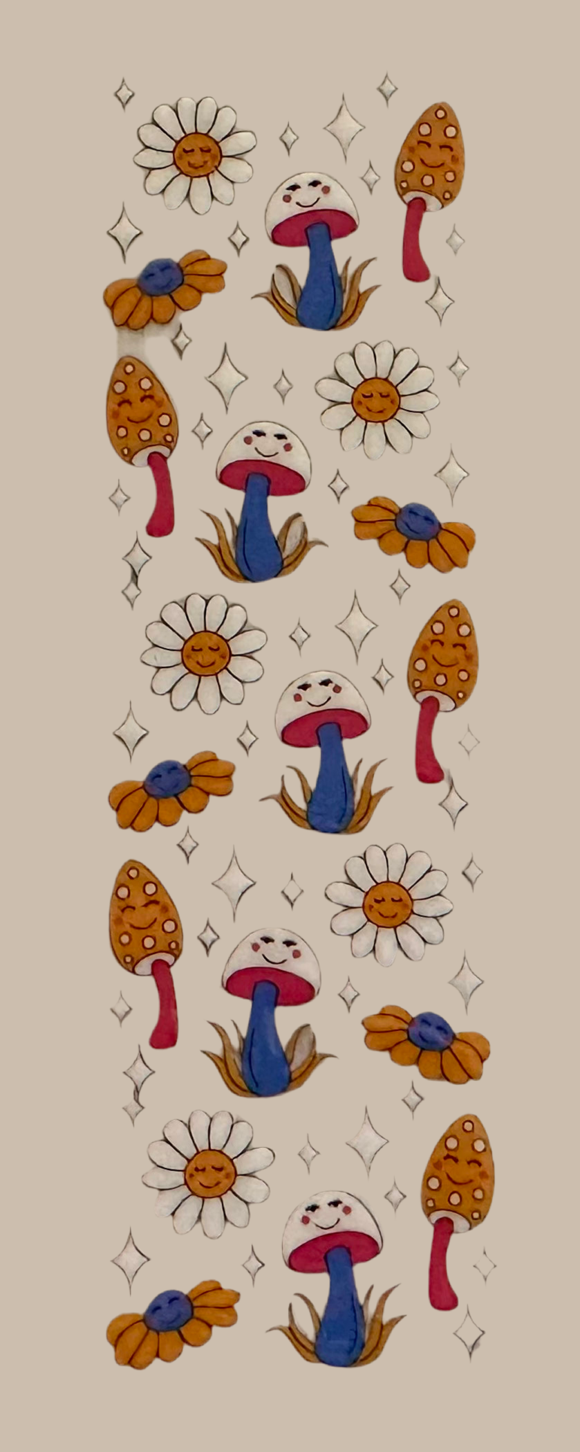 🍄 Happy Little Things™ Pen UVDTF Decal 🌼