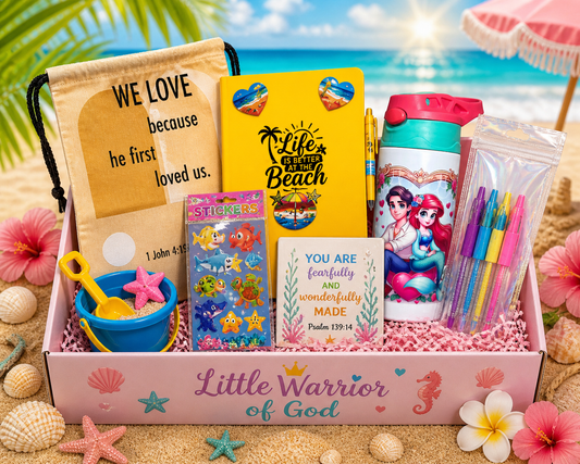 “Saltwater Princess” Little Creator Gift Box | Beach Faith Edition