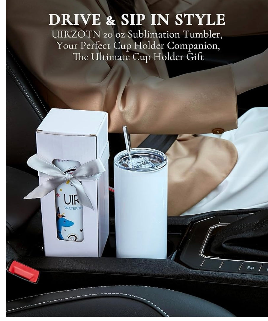 BlankCanvas 20oz Skinny Sublimation Tumbler