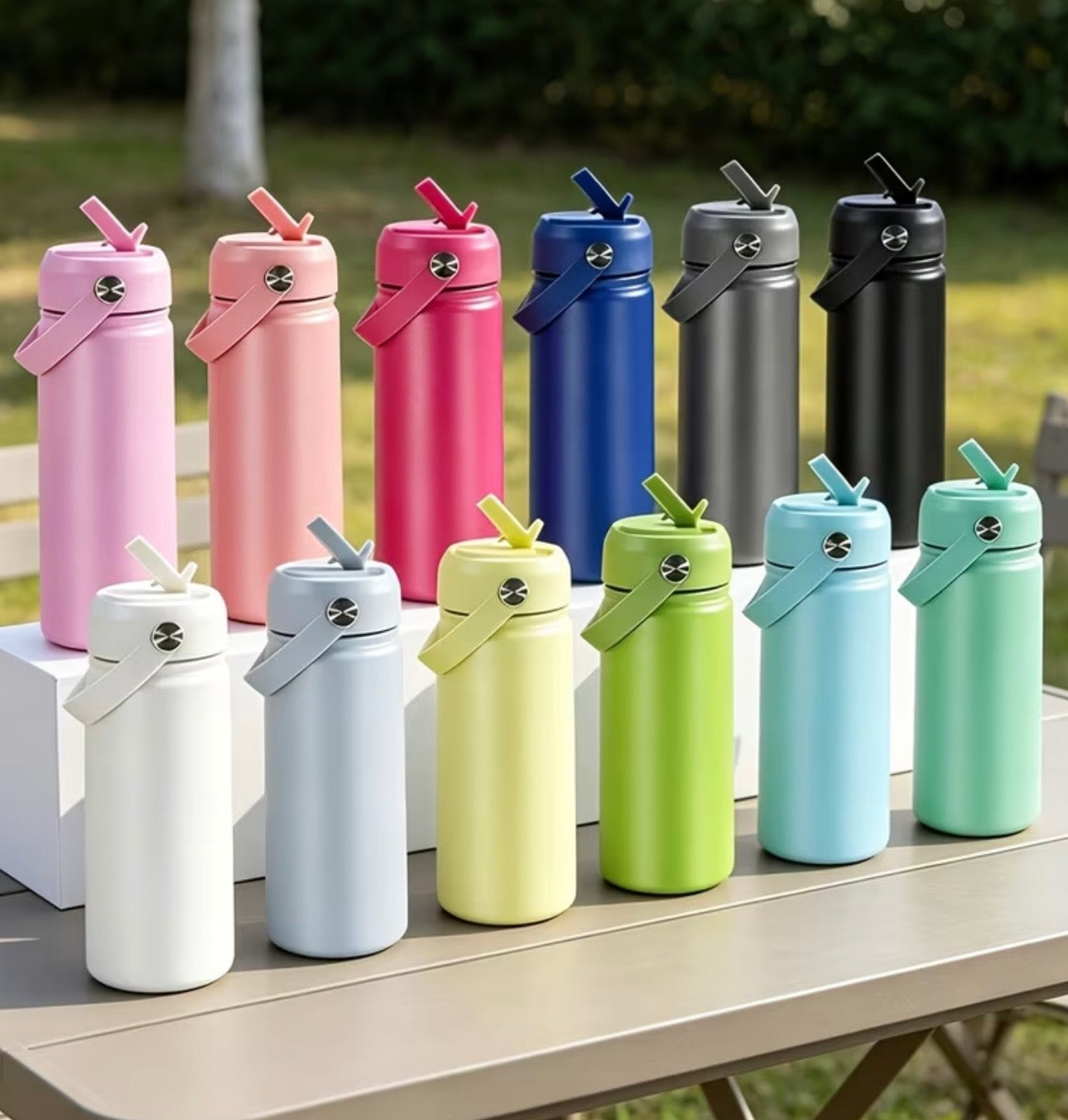 TrailSip™ 18 oz Stainless Steel Bottle | Adventure-Ready, Leak-Resistant & Customizable