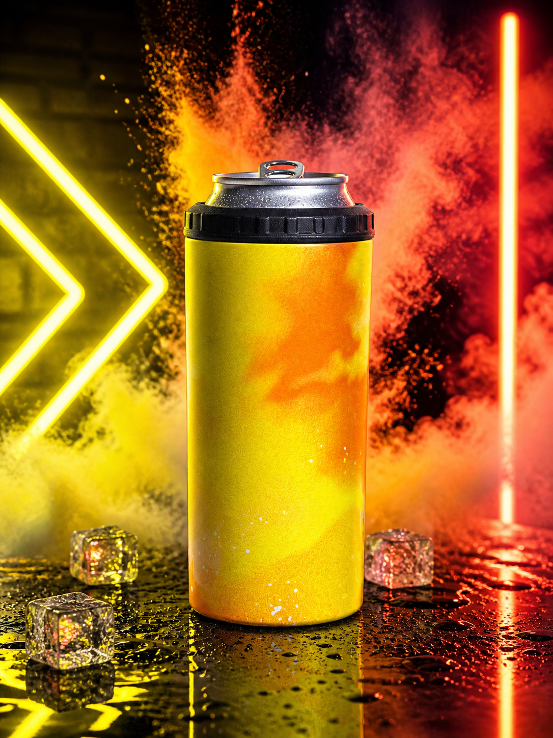 Sunset Splash Chill Keeper | 16 oz Multi-Use Can Cooler